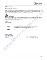 Preview for 14 page of Bartscher Compact Ice II Instruction Manual