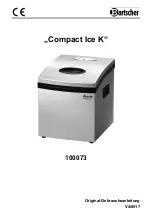 Preview for 1 page of Bartscher Compact Ice K Manual