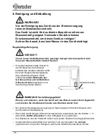 Предварительный просмотр 22 страницы Bartscher Contessa 1000 Instruction Manual