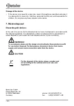 Предварительный просмотр 17 страницы Bartscher CS1600 Instruction Manual