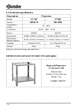 Preview for 9 page of Bartscher CT 100 Instruction Manual