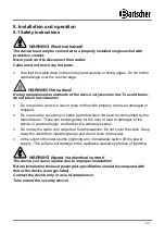 Предварительный просмотр 10 страницы Bartscher CT 100 Instruction Manual