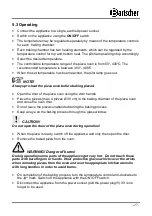 Предварительный просмотр 12 страницы Bartscher CT 100 Instruction Manual