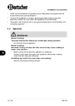 Preview for 14 page of Bartscher D15000 Manual