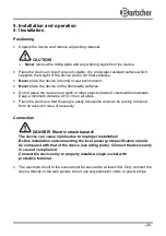 Preview for 12 page of Bartscher Deli 306053 Translation Of The Original Instruction Manual