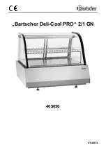 Bartscher Deli-Cool PRO Quick Start Manual preview