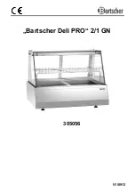 Bartscher Deli PRO 2/1 GN Manual preview