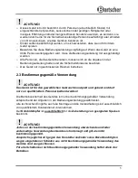 Preview for 9 page of Bartscher E 10110 Instruction Manual