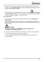 Предварительный просмотр 71 страницы Bartscher E 5110RS Manual