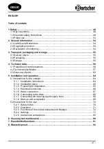 Preview for 2 page of Bartscher E10110RS Manual