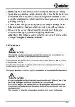 Preview for 8 page of Bartscher E10110RS Manual