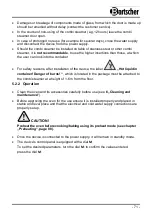 Preview for 26 page of Bartscher E10110RS Manual