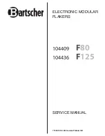 Preview for 1 page of Bartscher F 120 Service Manual