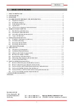 Preview for 3 page of Bartscher FA092M00 Installation, Operation & Maintenance Instructions Manual