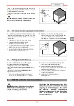 Preview for 15 page of Bartscher FA092M00 Installation, Operation & Maintenance Instructions Manual