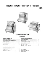 Preview for 3 page of Bartscher FI32N Use And Maintenance