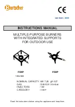 Preview for 1 page of Bartscher FO4P Instruction Manual