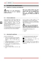 Preview for 10 page of Bartscher FTG92MC1 Installation, Operating And Maintenance Instructions