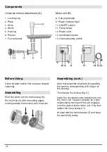 Preview for 10 page of Bartscher FW 80 Operating Instructions Manual