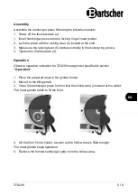 Preview for 5 page of Bartscher FW200 Original Instruction Manual