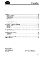 Предварительный просмотр 2 страницы Bartscher GE 21 Manual