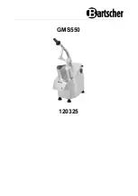 Bartscher GMS550 Manual preview