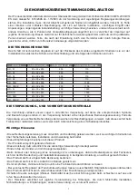 Preview for 8 page of Bartscher HD-01 Instructions For Installation And Use Manual