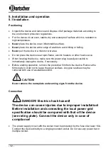 Preview for 15 page of Bartscher Hot display R4 4 x 1/3 GN Instruction Manual