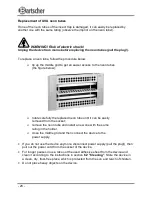 Preview for 27 page of Bartscher IF-100 300318 Instruction Manual