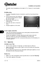 Preview for 14 page of Bartscher IF-100 300318 Manual