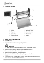 Предварительный просмотр 11 страницы Bartscher IF-91 Manual