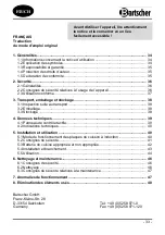 Предварительный просмотр 34 страницы Bartscher IK 30TC Instruction Manual