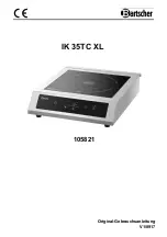Bartscher IK 35TC XL Manual preview