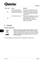 Preview for 22 page of Bartscher IK 70DP Manual