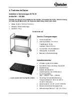 Предварительный просмотр 8 страницы Bartscher IKTS 35 Instruction Manual