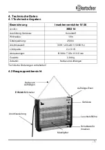 Предварительный просмотр 8 страницы Bartscher IV-36 Instruction Manual