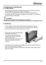 Предварительный просмотр 24 страницы Bartscher IV-36 Instruction Manual