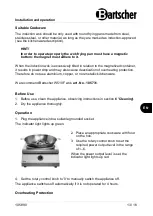 Preview for 15 page of Bartscher IW 80 Manual