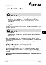 Preview for 13 page of Bartscher IWL250D SW Original Instruction Manual