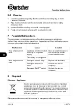 Preview for 16 page of Bartscher IWL250D SW Original Instruction Manual