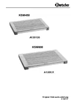 Preview for 1 page of Bartscher KSM450 Manual