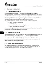 Preview for 8 page of Bartscher KV6LTE Original Instruction Manual