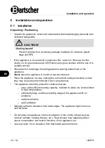 Preview for 12 page of Bartscher KV6LTE Original Instruction Manual