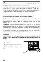 Preview for 19 page of Bartscher LPG4820D Series Installation, Use And Maintenance Manual