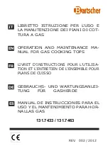 Bartscher LPG49 Series Operation And Maintenance Manual preview