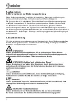 Preview for 6 page of Bartscher M 10110 Manual