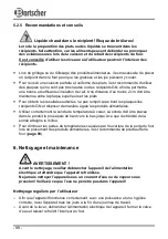 Preview for 102 page of Bartscher M 5230 Instruction Manual