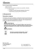 Preview for 140 page of Bartscher M 5230 Instruction Manual