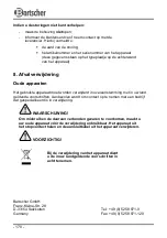 Preview for 174 page of Bartscher M 5230 Instruction Manual