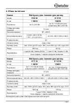 Preview for 185 page of Bartscher M 5230 Instruction Manual